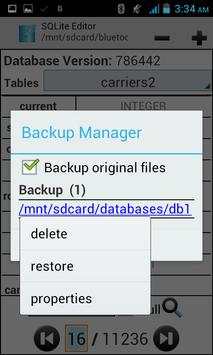 SQLite Editor Lite screenshot 2