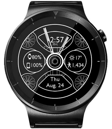 Mesh Gears HD Watch Face Widget & Live Wallpaper 18 تصوير الشاشة
