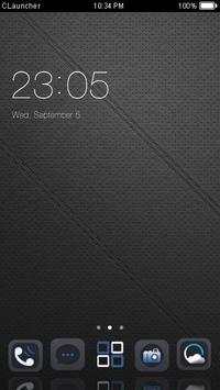 Abstract Black Theme CLauncher screenshot 1