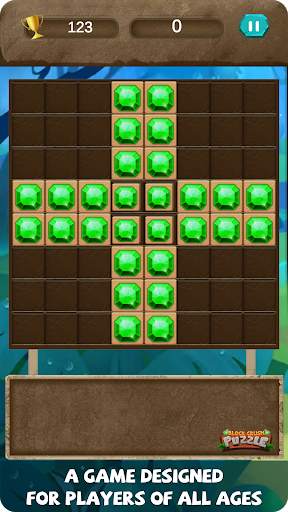 Jewels Block Crush - Free Puzzle Game screenshot 1