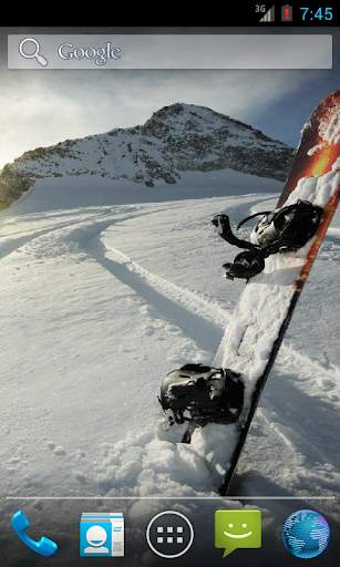 Magic Touch: Snowboard HD Live Wallpaper screenshot 4