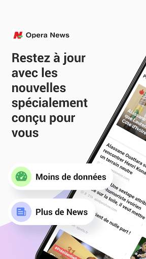 Opera News Lite - Moins de données, plus de News screenshot 1