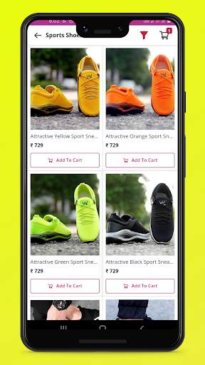 men shoes shopping apps screenshot 2
