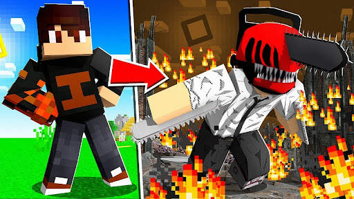chainsaw man minecraft  Addon screenshot 2