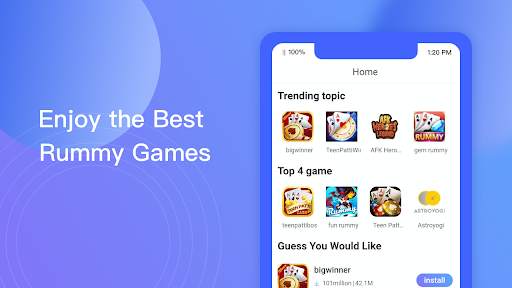 Rummy Club-India online mobile free card games app screenshot 1