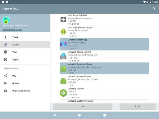 Sistem uygulaması yöneticisi screenshot 22