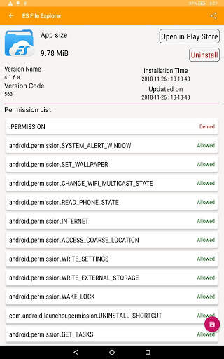 Share apk via Bluetooth - apk get backup Uninstall screenshot 9