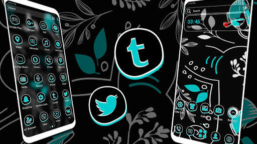 Leaf Calligraphy Launcher Theme screenshot 1