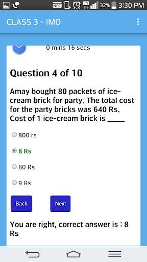 CLASS 3 - IMO [Math Olympiad] screenshot 3