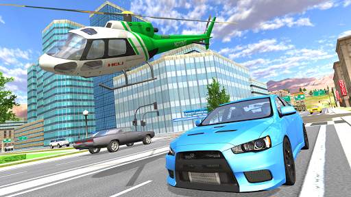 Helicopter Flying Car Driving screenshot 2