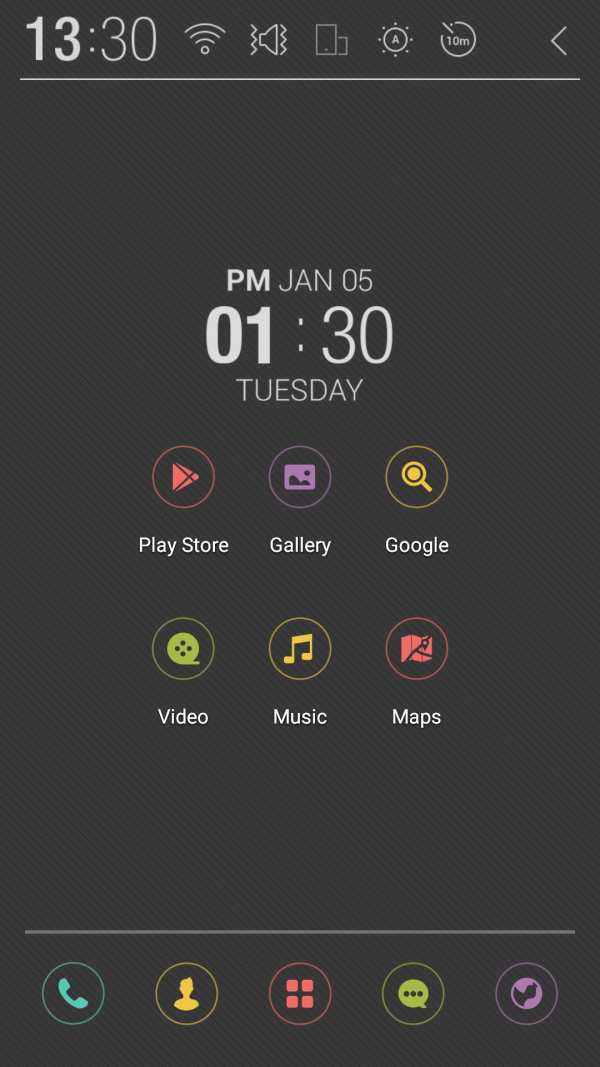 Simple Color Atom Theme 4 تصوير الشاشة