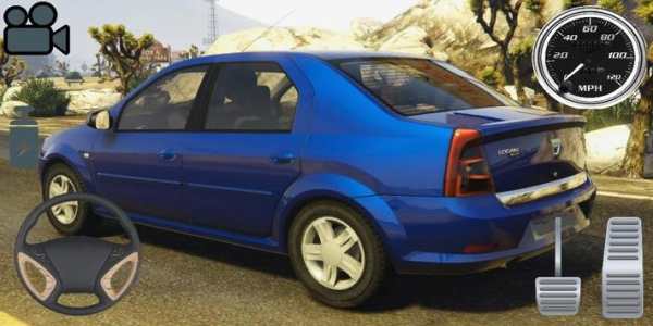 Driving Dacia Logan Car Simulator screenshot 1