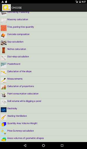 CONSTRUCTION calculator screenshot 9