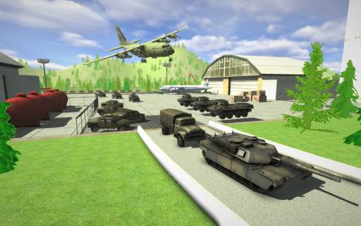 Army Car Plane Simulator 2017 स्क्रीनशॉट 2