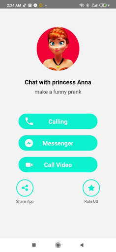 fake Call from princess Anna Chat and video call screenshot 2