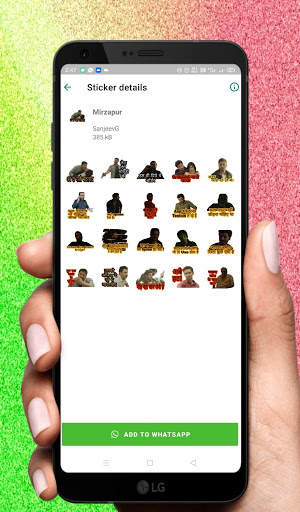 Mirzapur G Faad Stickers - 200 Plus WAStickers screenshot 3