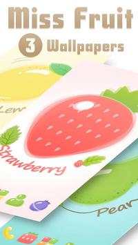 Miss Fruit GO Launcher Theme screenshot 1