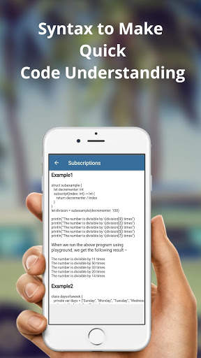 Learn Swift - swift code - swift programming screenshot 4