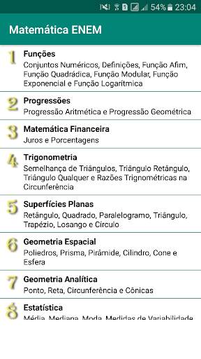 Matemática ENEM скриншот 1