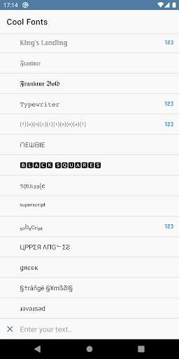 Fonts for Instagram screenshot 2