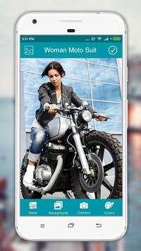 Women Moto Photo Suit 2 تصوير الشاشة