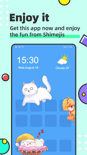 Shimeji - Anime mascots स्क्रीनशॉट 5