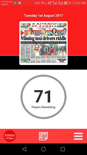 Times of Zambia Epaper screenshot 1