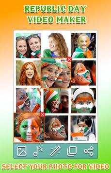Republic Day Video Editor - Photo Movie Maker screenshot 1