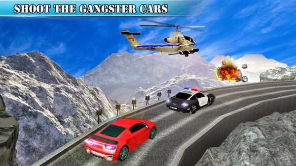 City Police Helicopter Vs Mafia Car screenshot 2