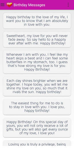 Love SMS Collection screenshot 2
