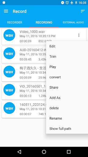 Audio Recorder and Editor screenshot 2