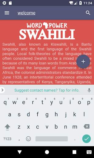 Word Power Swahili Free screenshot 8