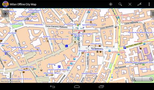 Milan Offline City Map स्क्रीनशॉट 16