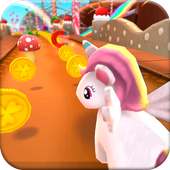 Unicorn Runner 3D: Cute Game for Girls logo