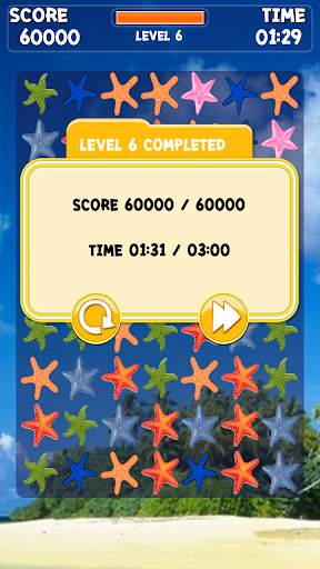 Starfish Match 3 Game screenshot 5