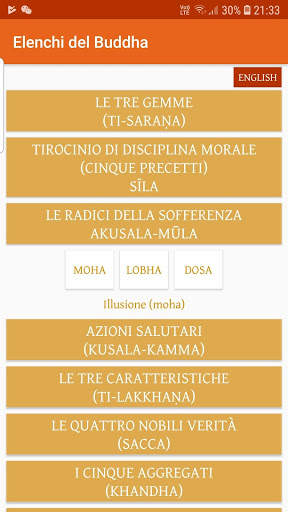 Elenchi del Buddha screenshot 2