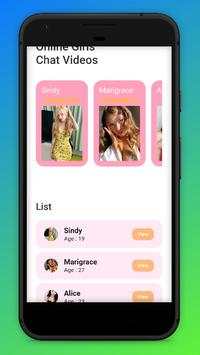 live chat girl video app screenshot 1