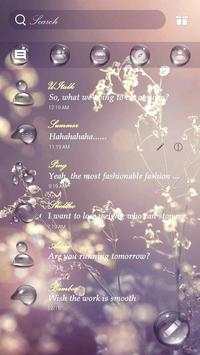 GO SMS DROPS THEME 2 تصوير الشاشة