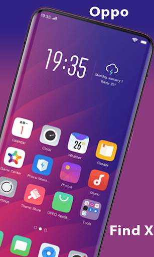 Theme for Oppo Find X and Wallpaper/Launcher screenshot 1