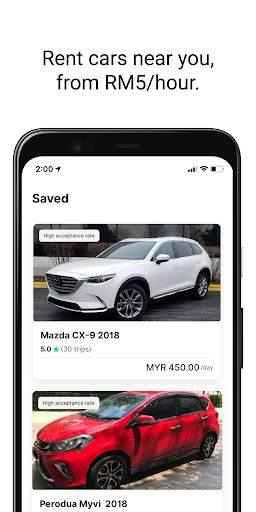 Moovby - Car Sharing screenshot 3