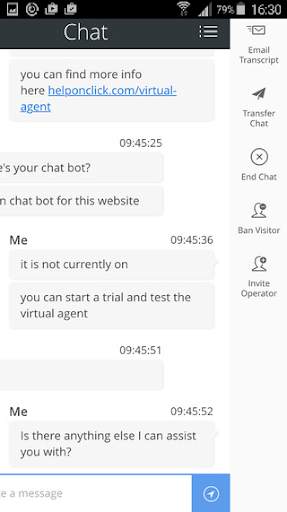 HelpOnClick Live Chat Software screenshot 6