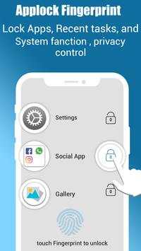 Real Applock Fingerprint 2018 screenshot 1