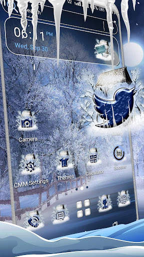 Winter Snowfall Launcher Theme screenshot 3