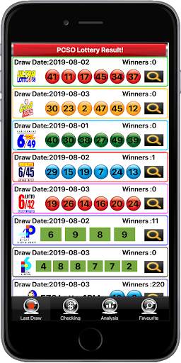 DAILY PCSO LOTTO RESULTS screenshot 1
