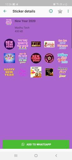 New Year Sticker for Whatsapp - WAStickerApps screenshot 4
