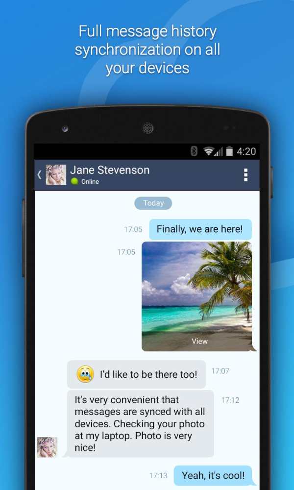 4talk Messenger screenshot 1