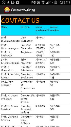GITAM screenshot 2