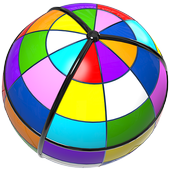 Spheroku - color sudoku on a sphere - brain puzzle icon