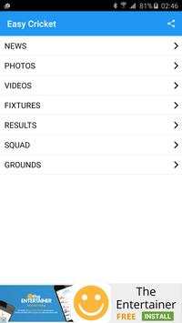Easy Cricket screenshot 1