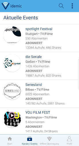 videmic - Event App screenshot 5